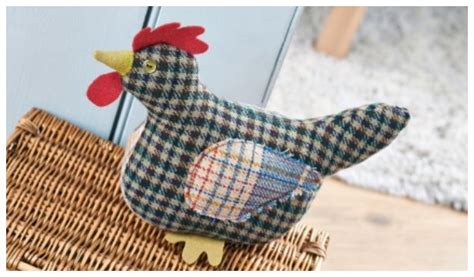 DIY Fabric Chicken Doorstop Free Sewing Patterns Doorstop Pattern Free