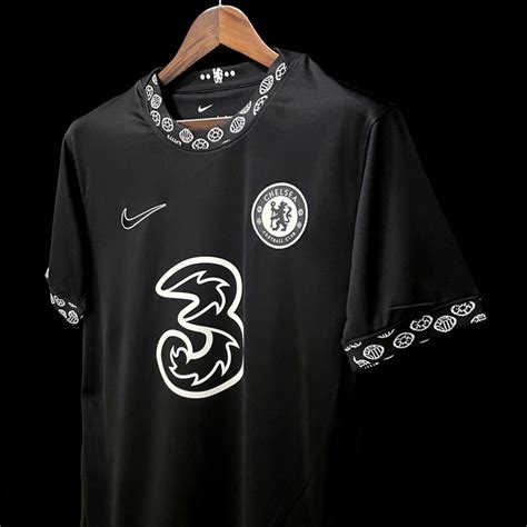 Camisa Chelsea Black Edition Torcedor Nike Masculina Preto