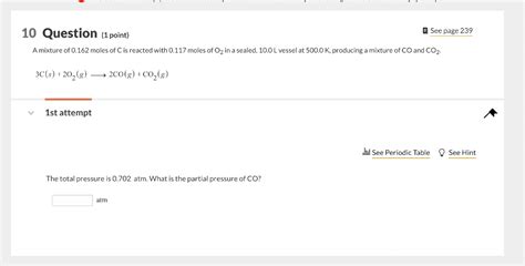 Solved 10 Question (1 point) ㄹ See page A mixture of 0.162 | Chegg.com 