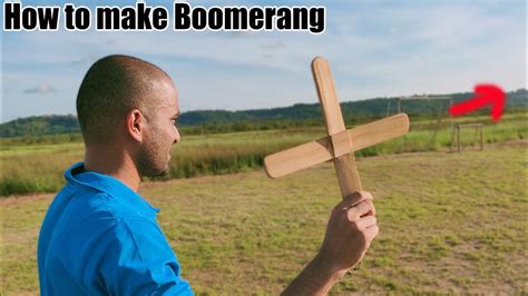 How To Make A Boomerang Returnable Boomerang Youtube