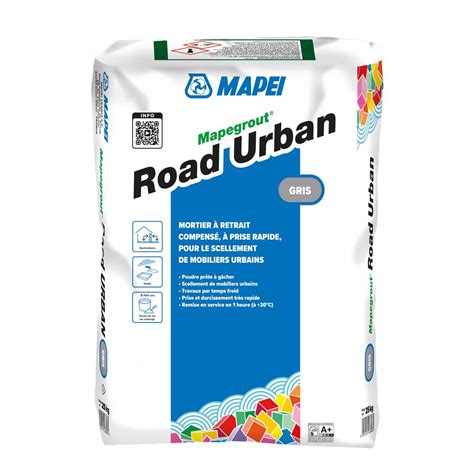 Mortier Retrait Compens Mapegrout Road Urban Gris Sac De Kg