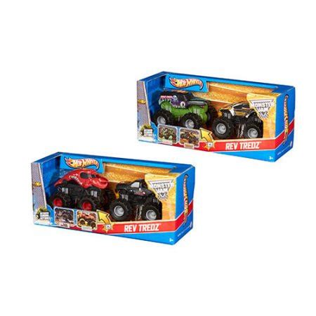 Hot Wheels Monster Jam Rev Tredz Pack Surtido Simaro Co