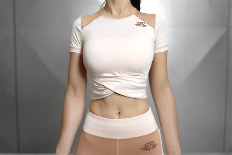 SELENE Crop Top Nude 1 Body Engineers