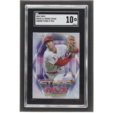 Shohei Ohtani 2023 Topps Stars Of The MLB Chrome SMLBC21 SGC 10