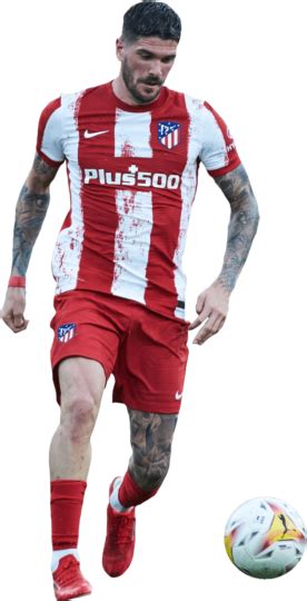 Rodrigo De Paul Atlético Madrid football render FootyRenders