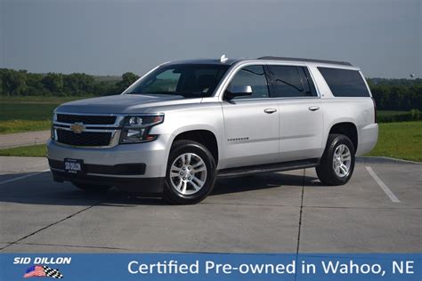 Certified Pre Owned Chevrolet Suburban Lt Suv In Wahoo J A