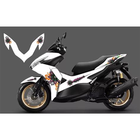 Jual STRIPING STICKER TRANSPARAN ALL NEW AEROX CONNECTED NVX 155 CUSTOM