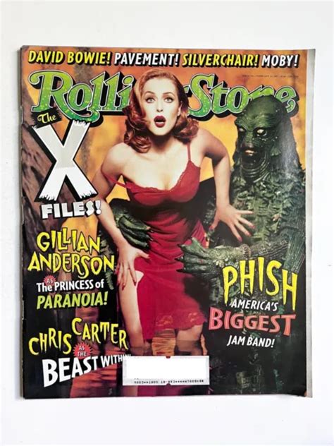 Vintage Rolling Stone Magazine Gillian Anderson X Files February