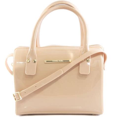 Bolsa Baú Feminina De Ombro Lana Petite Jolie PJ6012 Nude Sapato Show