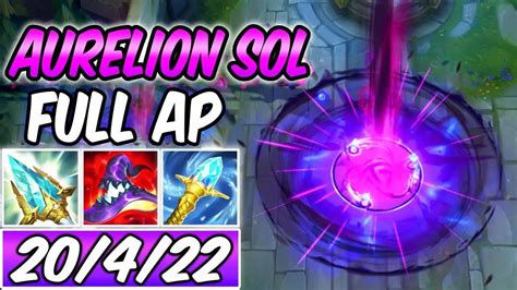 1000 AP AURELION SOL MID GAMEPLAY Best Build Runes INKSHADOW