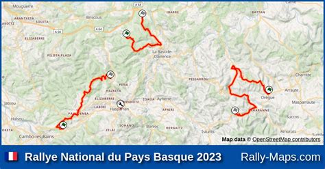 Maps Rallye National Du Pays Basque Coupe Rally Maps