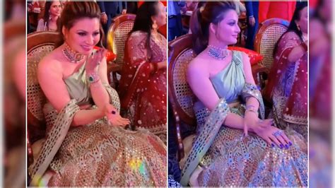 Urvashi Rautela Wears Leather Lehenga And Jewellery Worth Rs 55 Lakh At