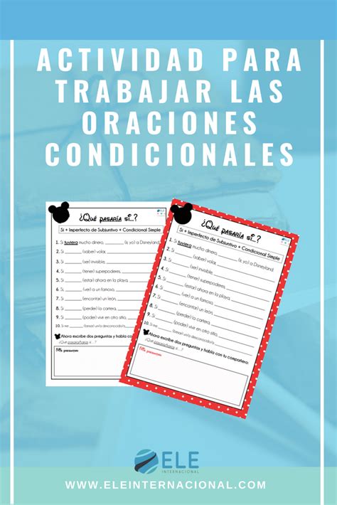 Oraciones Condicionales Ficha Para Trabajar En Clase De Espa Ol