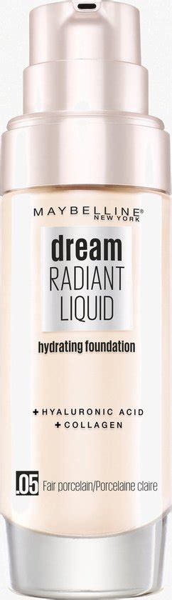 Maybelline Dream Radiant Liquid Foundation 05 Fair Porcelain Bol