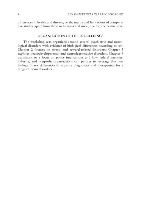 1 Introduction And Background Sex Differences In Brain Disorders Emerging Transcriptomic