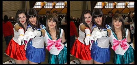 Sailor Moon In 3d Cross Eyed Viewing Method Flickr Photo Sharing