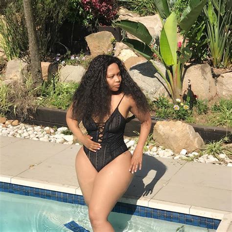 Sexy Tebogo Thobejane Aka Tebz Reveals Bikini Body At The Hotel Pool Airtime Chicks
