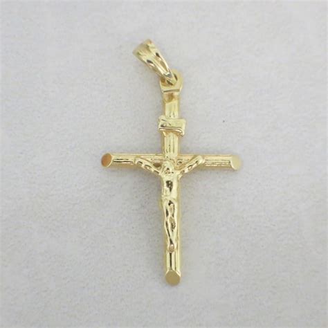 14k Inri Jesus Pendant Etsy