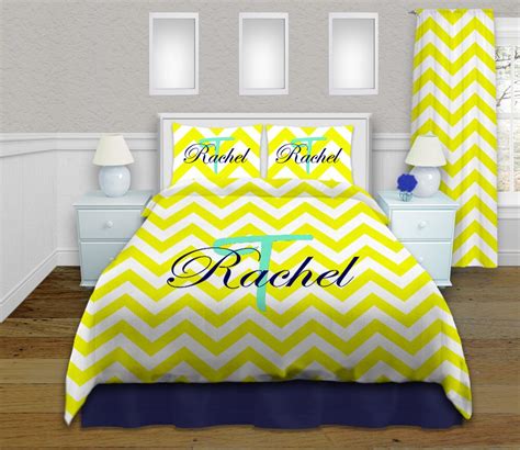 College Dorm Bedding Sets Twin Xl Duvet Cover Chevron Etsy