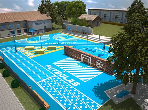 multifunctional sport ground  behance architecture urban planning
