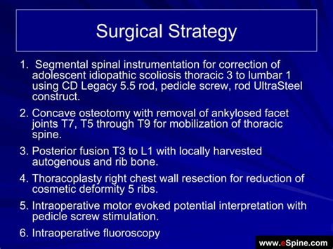 Case Review 6 13 Year Old With Adolescent Idiopathic Scoliosis Ppt Free Download