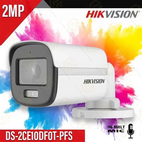 Hikvision Mp Colorvu Bullet Camera Ds Ce Df T Pfs At Rs Piece