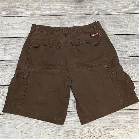 Brown Quicksilver Cargo Shorts Mens Size 36 Tagged Depop