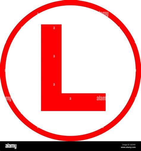 Learner plate Stock Vector Images - Alamy