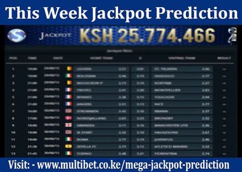 This Week Jackpot Prediction Jackpot Predictions Today Tips