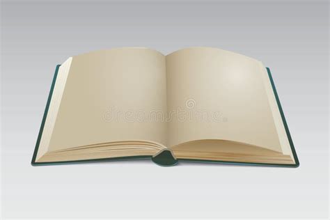Раскрытая книга с пустыми страницами Иллюстрация вектора - иллюстрации ...