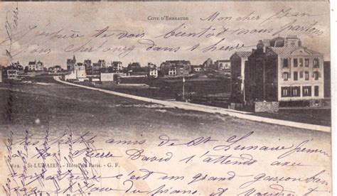 Saint Lunaire 35 Saint Lunaire Hotel De Paris 1902 Carte