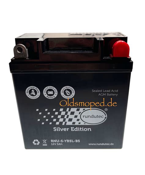 Oldsmoped - Gel-Batterie 12V/5A.