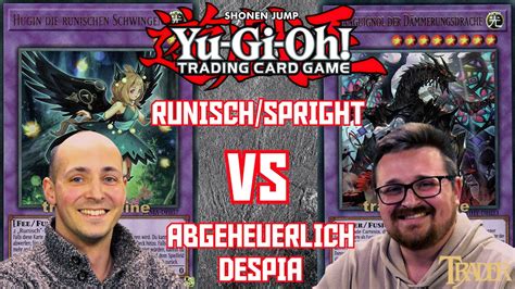 YuGiOh Runick Spright VS Abgeheuerlich Despia Deutsch Stream Duell