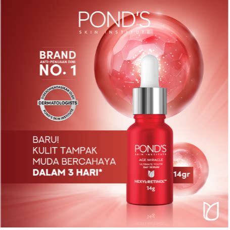 Jual Ponds Age Miracle Ultimate Day Night Serum Hexyl Retinol Gr