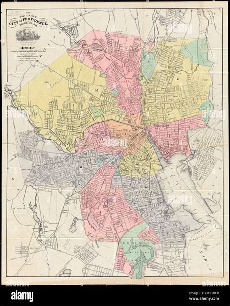 Map Of The City Of Providence Rhode Island Compiled From The Most