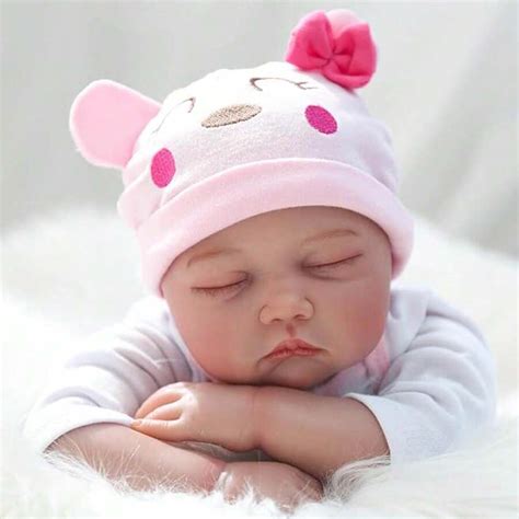 Reborn Baby Dolls Girl Inch Soft Cloth Body Newborn Girl Doll