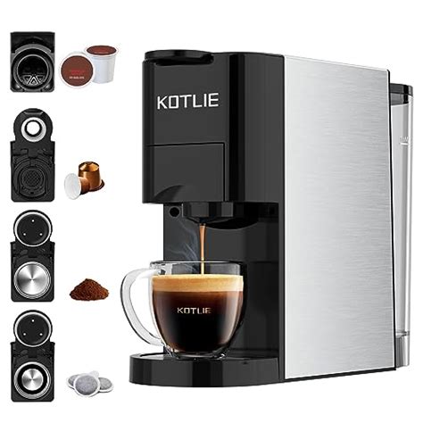 KOTLIE Single Serve Coffee Maker 4in1 Espresso Machine For Nespresso