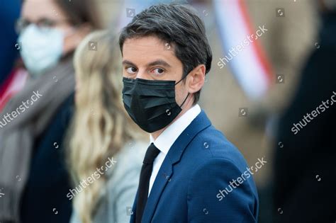 French Government Spokesperson Gabriel Attal During Editorial Stock ...