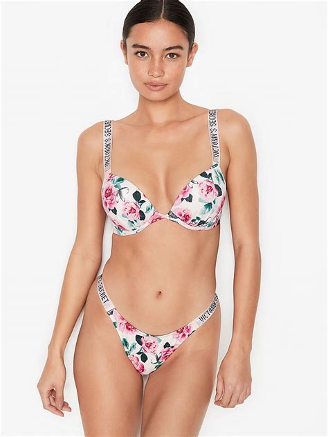 Buy Shine Strap Brazilian Bikini Bottom Order Undefined Online Victoria S Secret Us