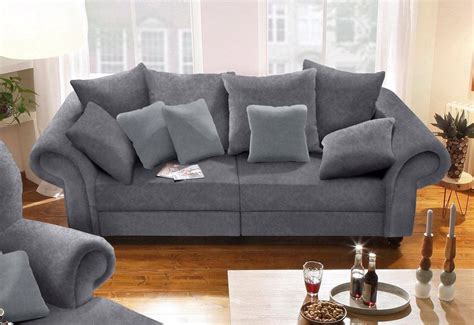 Home Affaire Big Sofa King Henry In Legerer Polsterung Und Vielen