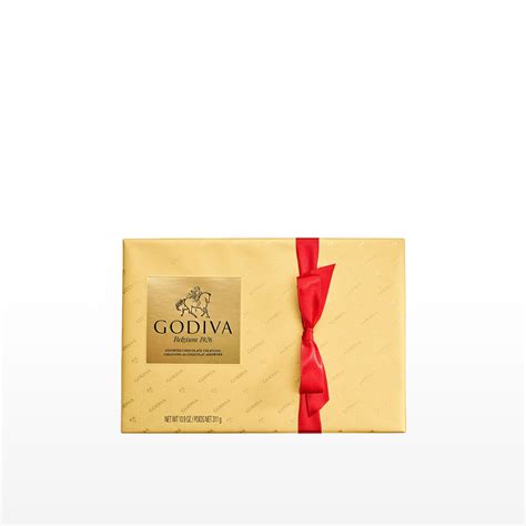 Godiva Assorted Chocolate T Box 25 Piece Rén Ts To China