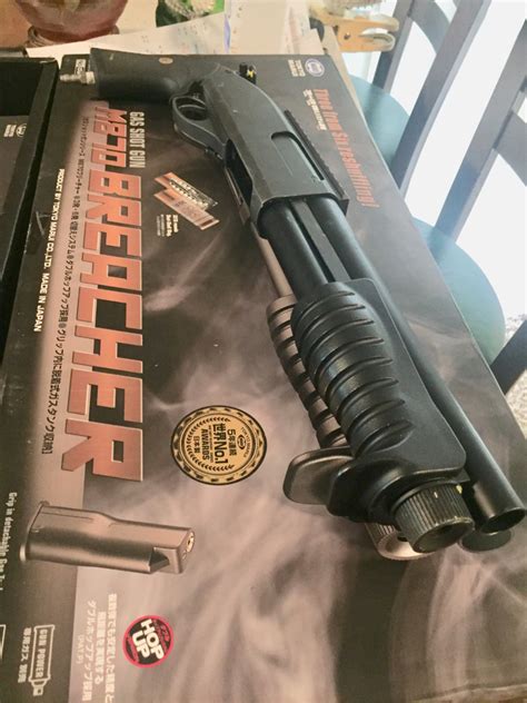 Sold Hpa Tm Breacher M Shotgun Fully Upgraded Hopup Airsoft