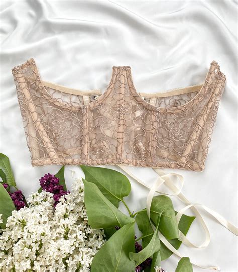 Underbust Corset Open Cup Bra Corset Top Open Cup Lingerie Etsy