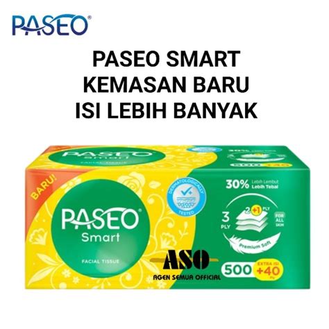 Jual Tissue Tisu Paseo Smart Sheets Facial Tissue Promo