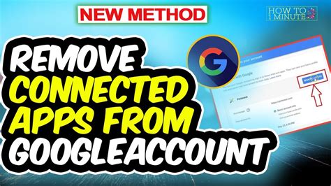 How To Remove Connected Apps From Google Account 2024 YouTube