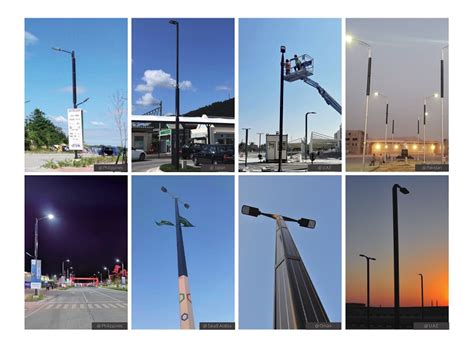 Vertical Solar Street Light