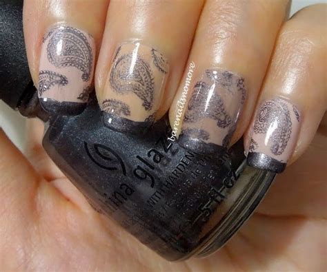 Bare Nails No More Essence Nude Glam Polishes Stamped With China Glaze Awaken And Bm