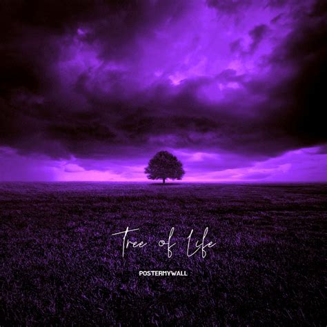 Copy Of Tree Of Life Purple Cd Cover Art Postermywall