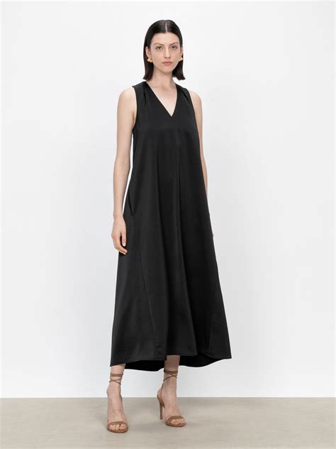 Washer Satin Maxi Dress Buy Dresses Online Veronika Maine