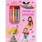 Disney Printese Coloram Cu Printesele Carte De Colorat Cu 4 Creioane